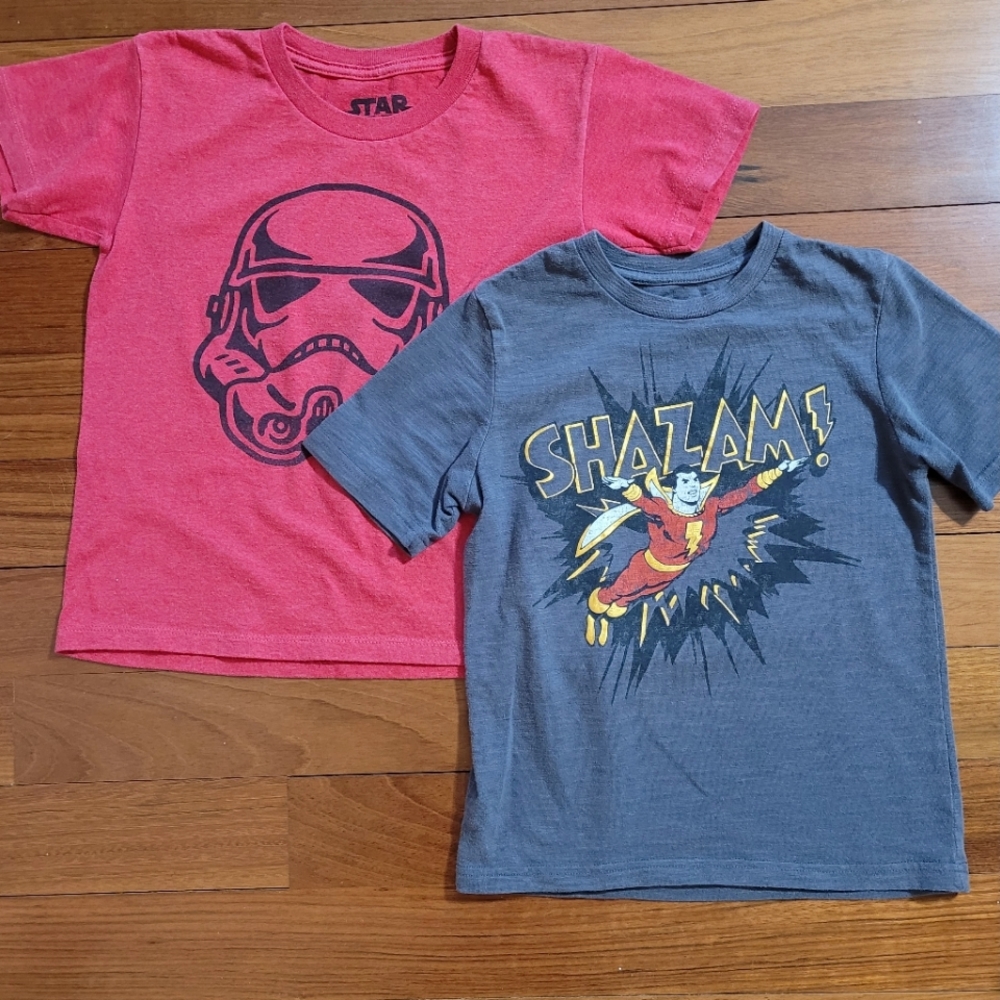 Boy's Star Wars & DC shirts 8